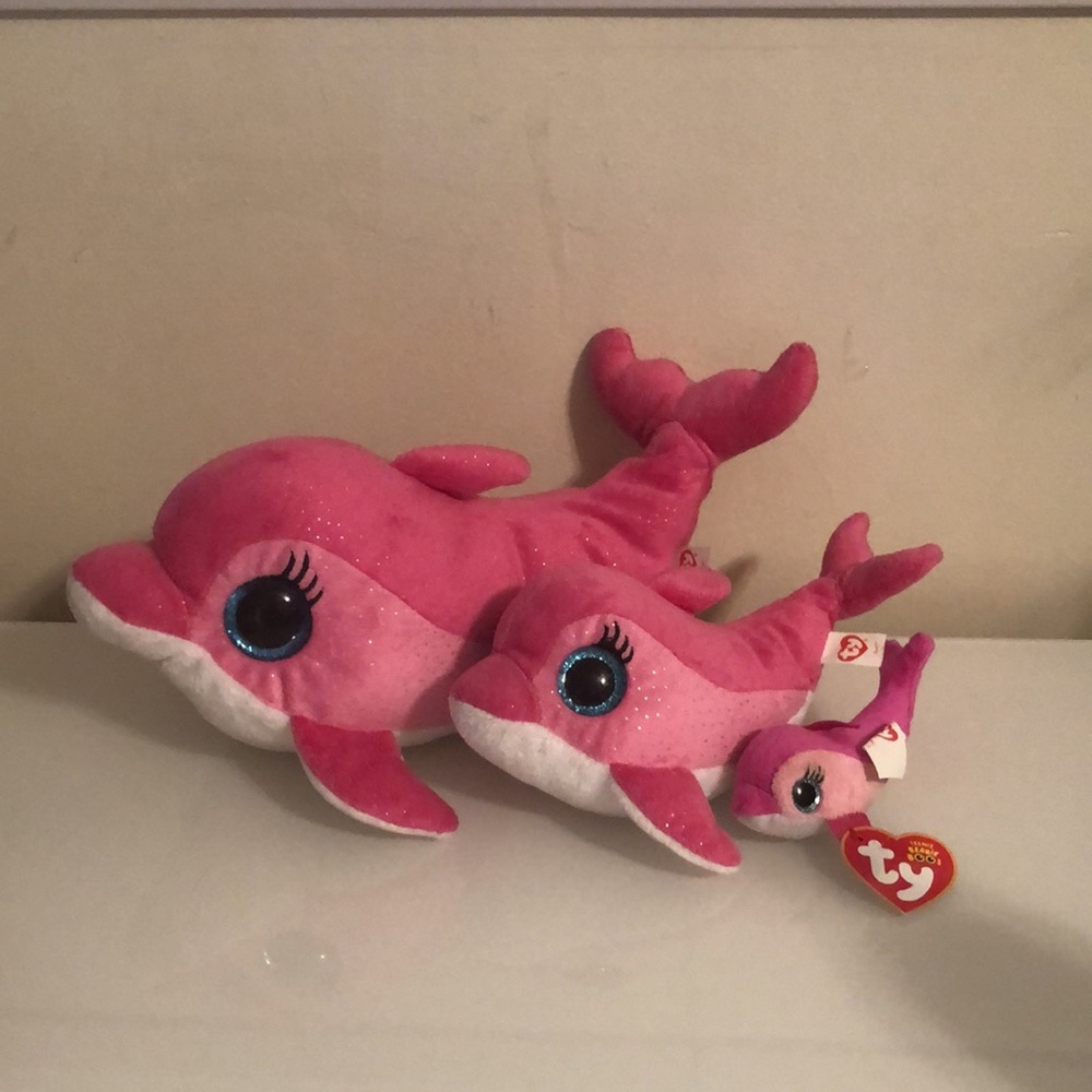 TY Beanie Boos “Sparkles & Surf” & Tiny Baby too!